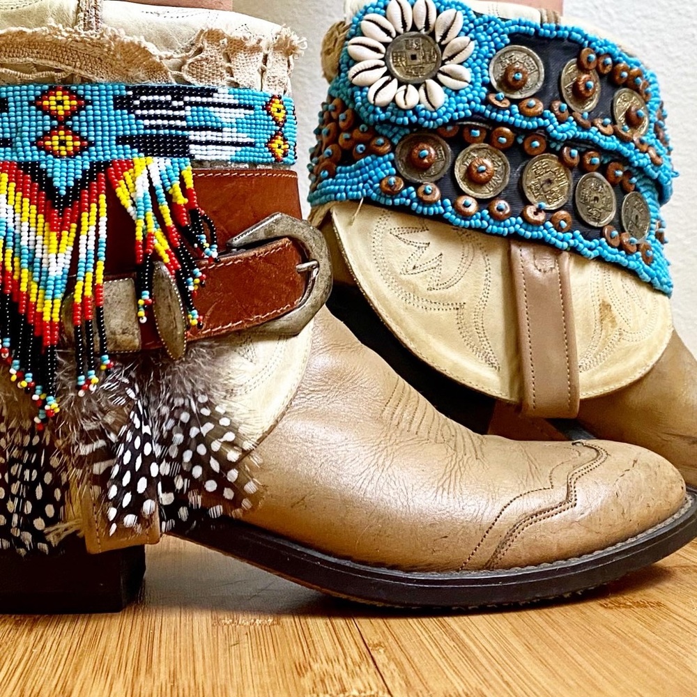 One of a Kind Cowboy Boots size 8 1/2-9